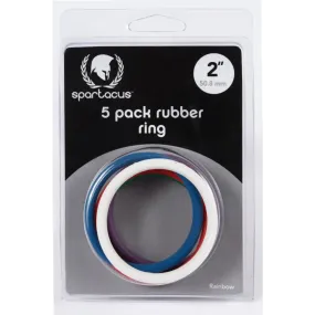 2in Soft C Rings Rainbow