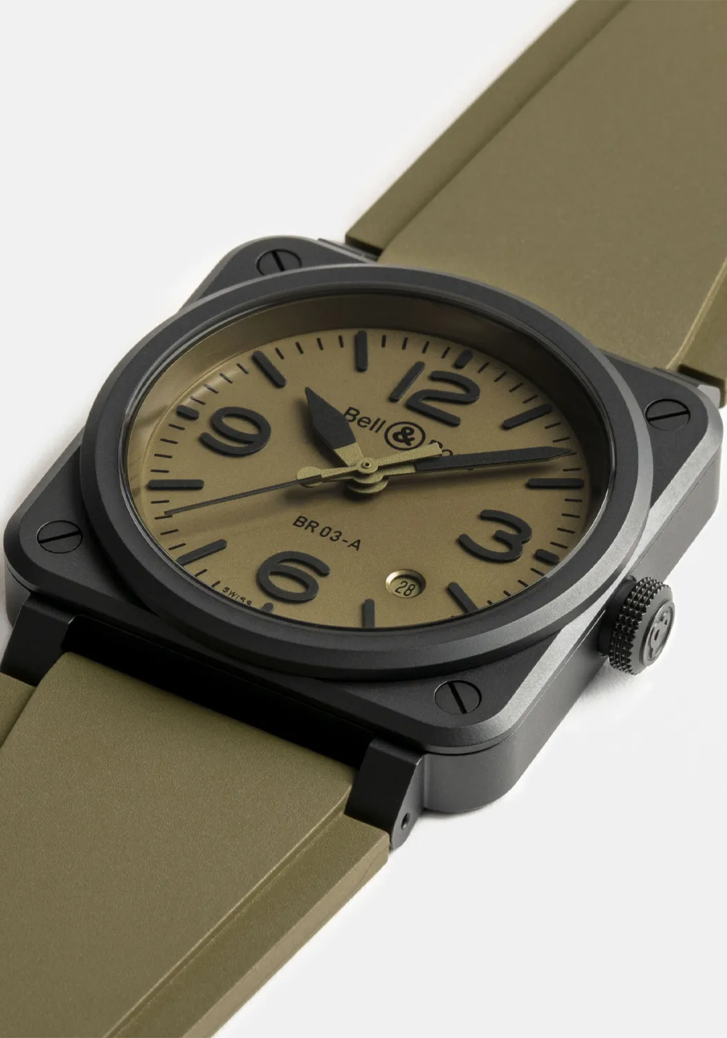 Bell & Ross New BR 03 Military Ceramic