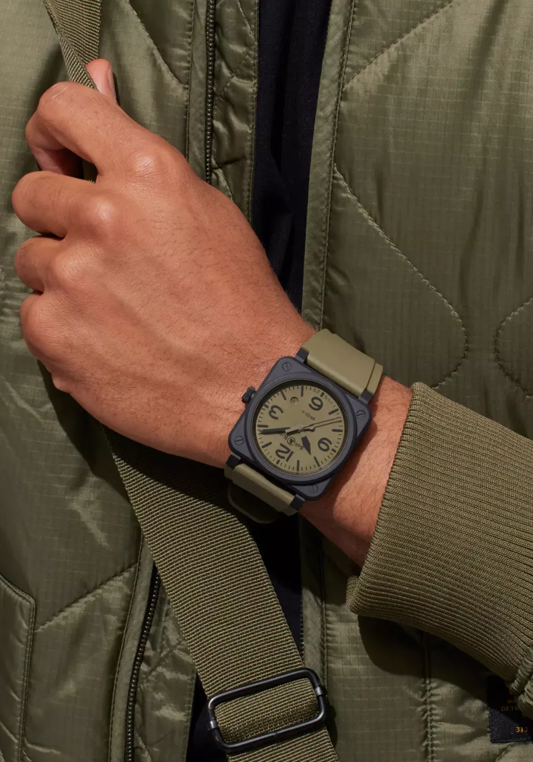 Bell & Ross New BR 03 Military Ceramic