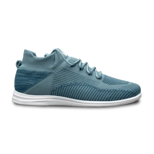 Brunswick Womens Twisted Knit Steel Blue Bowling Shoes