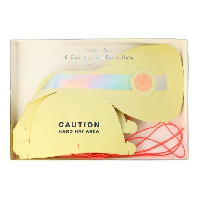Construction Party Hats (8 pack)