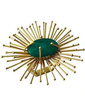 Emerald Gem Anemone 4-Pc. Napkin Ring Set
