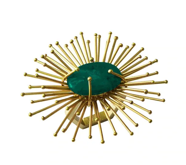 Emerald Gem Anemone 4-Pc. Napkin Ring Set