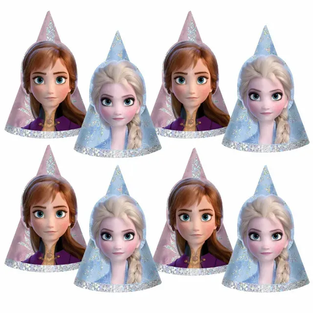 Frozen Mini Party Hats (8 pack)