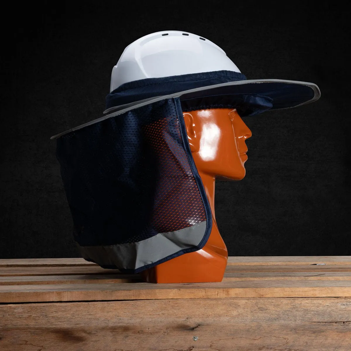 Pop-up Protection for Hard Hats - Blue