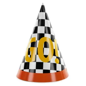 Racing Car Party Hats (6 Pack)