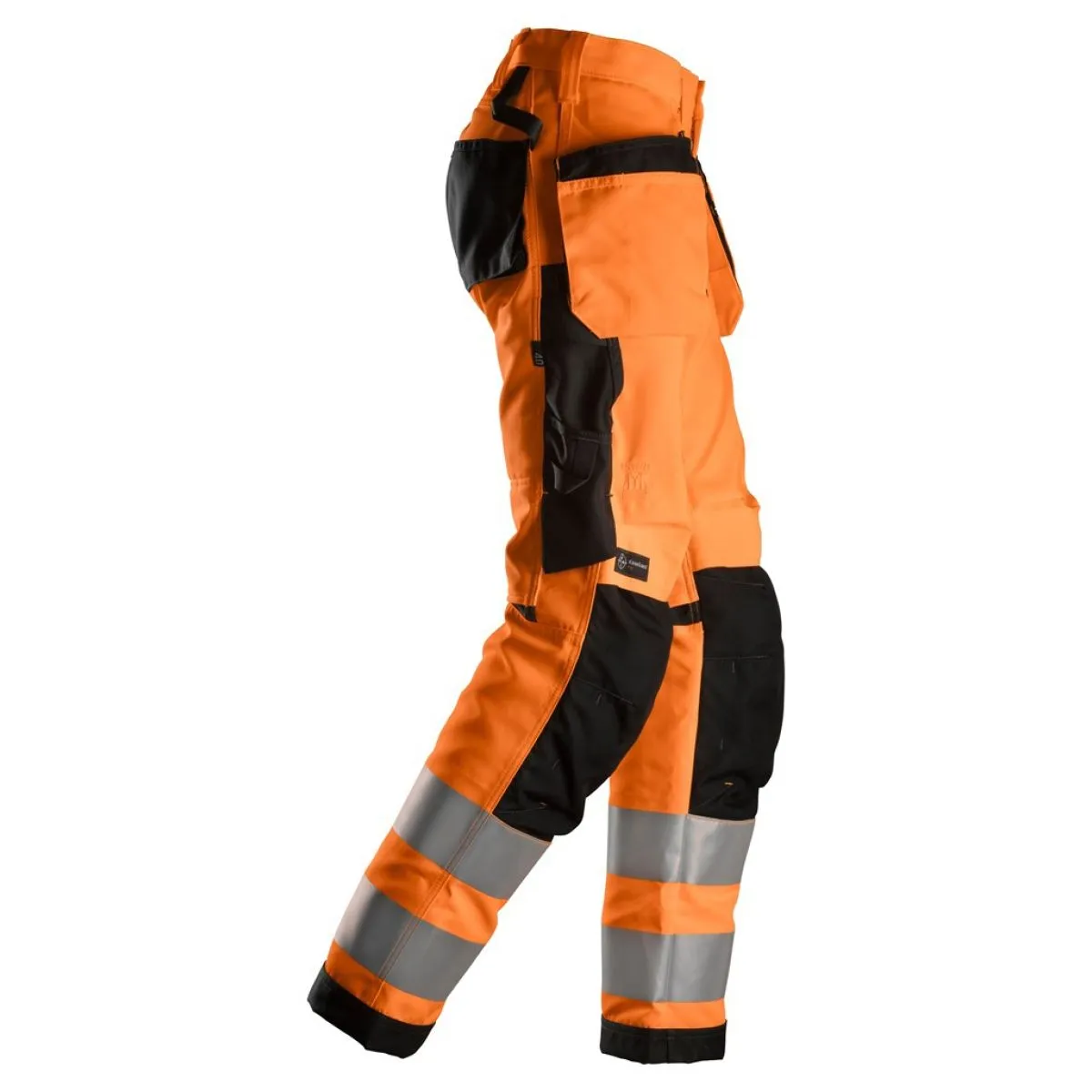 Snickers&#x20;6730&#x20;AllroundWork,&#x20;Women&#x27;s&#x20;High-Vis&#x20;Work&#x20;Trousers&#x2B;&#x20;Holster&#x20;Pockets,&#x20;Class&#x20;2&#x20;-&#x20;Orange&#x2F;Black