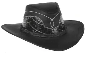 Stone Hats Genuine Leather Cowboy Hat TOM-7106