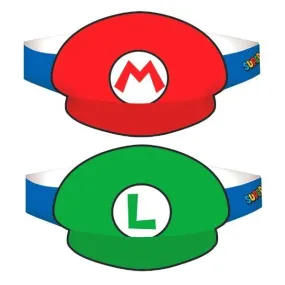 Super Mario Brothers Paper Hats