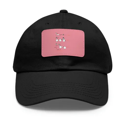 Swim, Bike Run with a Purpose- Hat with Leather Patch, SuperMi BWD