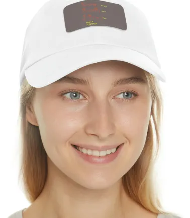 Swim, Bike Run with a Purpose- Hat with Leather Patch, SuperMi BWD